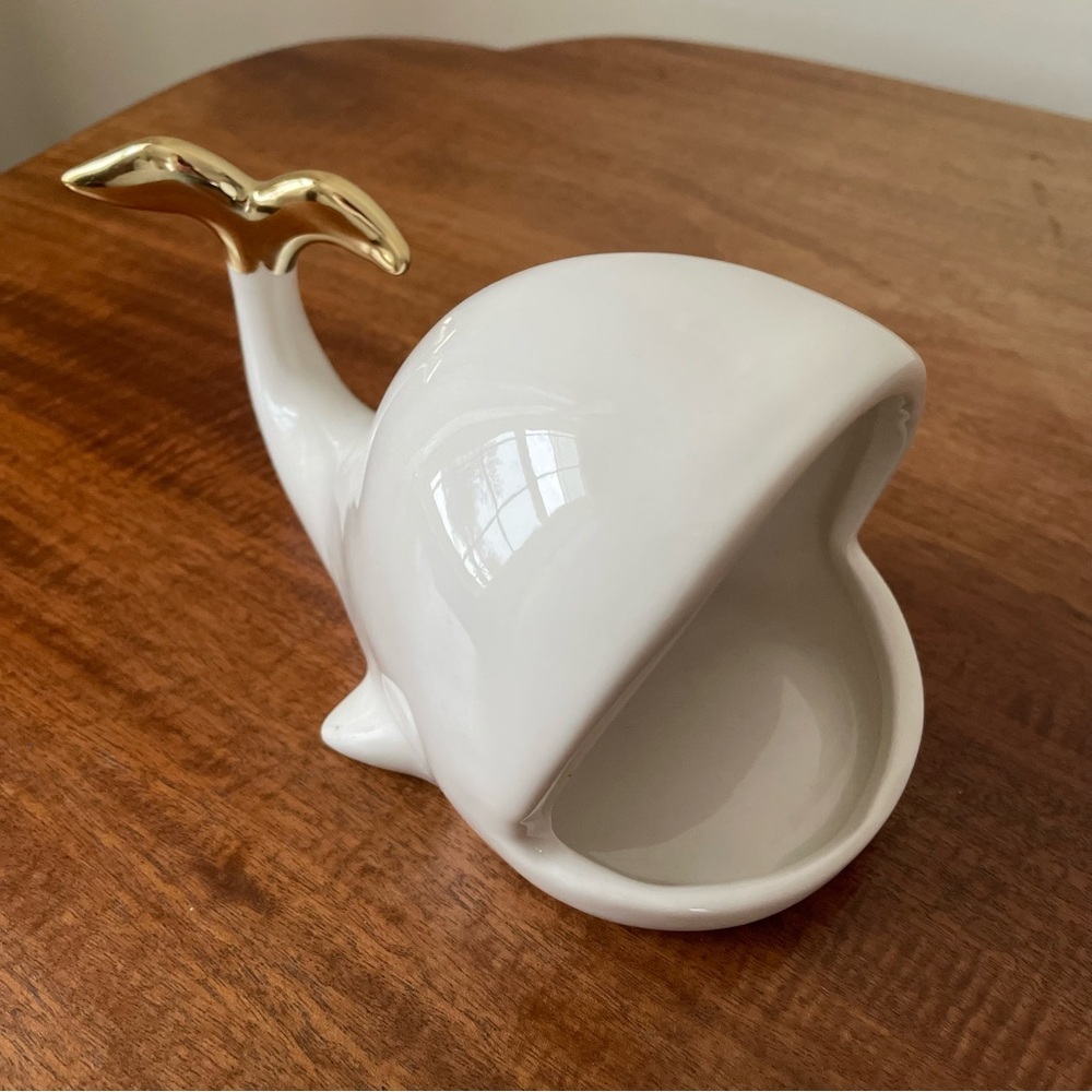 Anthropologie White Whale Trinket Dish - Picture 10 of 10